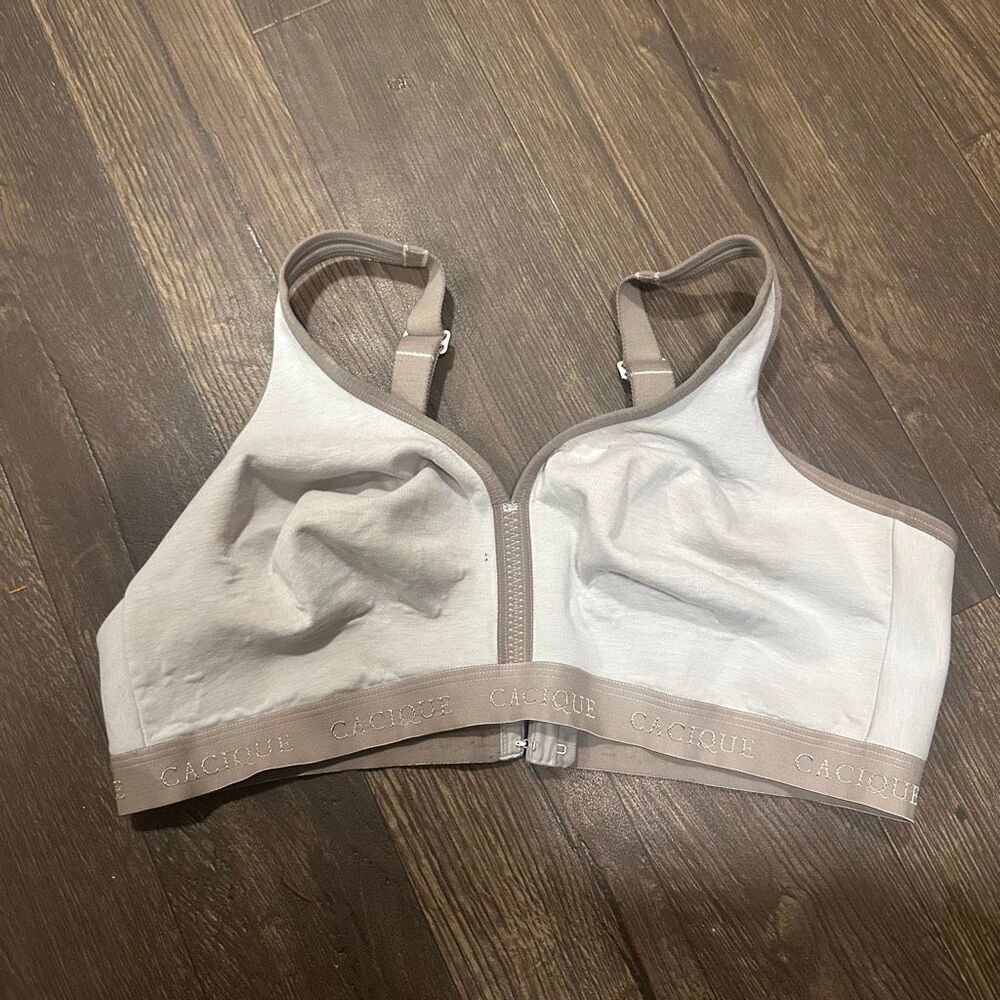 Cacique jersey knit unlined full coverage no wire 44DD bra